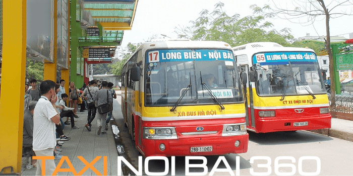 Tuyến xe bus số 17 đi Nội Bài đi Long Biên và chiều ngược lại